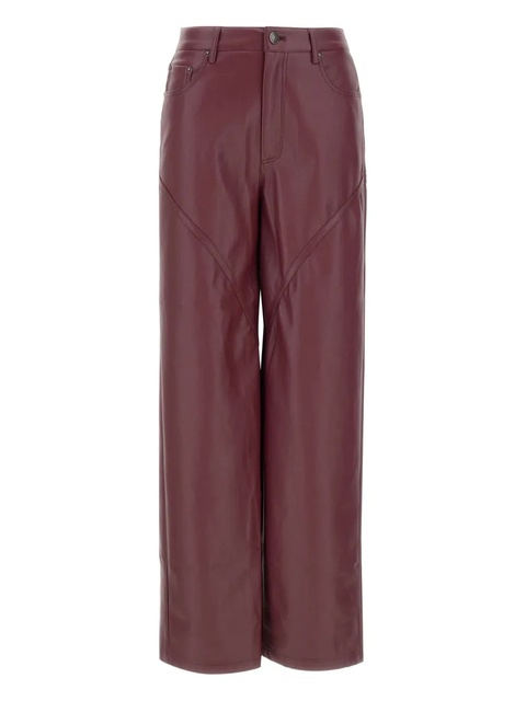 ROTATE BIRGER CHRISTENSEN five-pockets panelled straight trousers - Brown - zdjęcie produktu nr 1