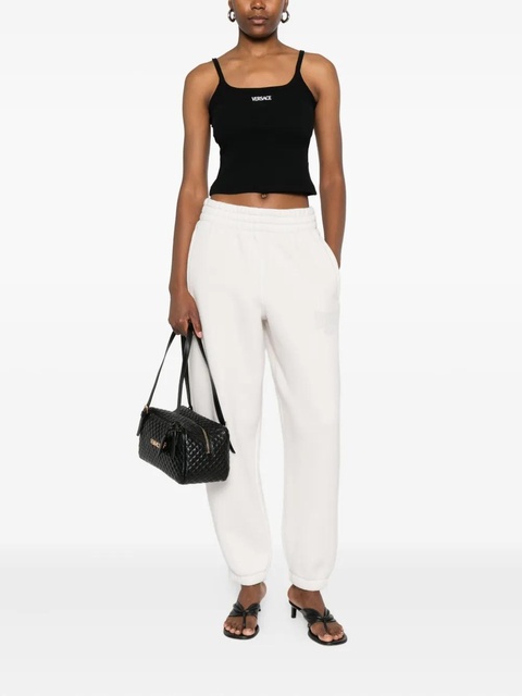 Versace logo-embroidered top - Black - zdjęcie produktu nr 2