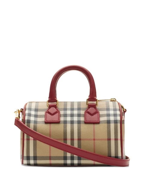 Burberry bowling check mini bag - Neutrals - zdjęcie produktu nr 2