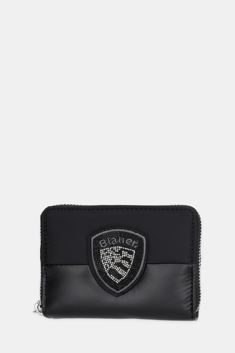 Blauer portfel damski kolor czarny PALM03 - zdjęcie produktu nr 1