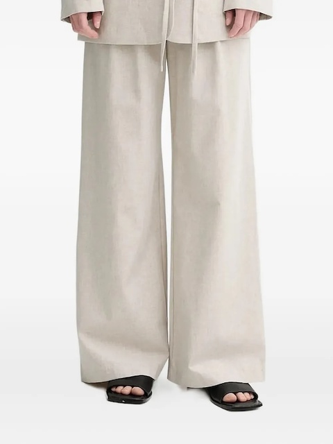 ALOHAS pleated palazzo pants - Neutrals - zdjęcie produktu nr 1