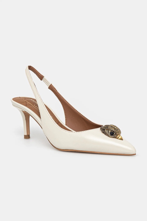 Kurt Geiger London szpilki Belgravia Sling Back kolor beżowy 9786941309 - zdjęcie produktu nr 1