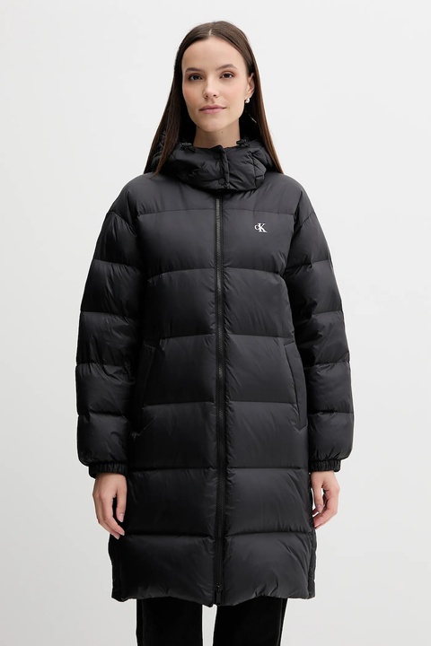 Calvin Klein Jeans kurtka puchowa kolor czarny zimowa LV047D502G - zdjęcie produktu nr 1