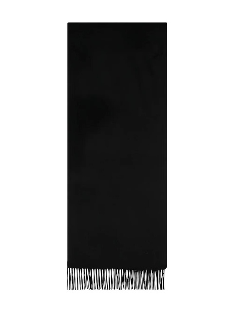 Max Mara fringed cashmere scarf - Black - zdjęcie produktu nr 2