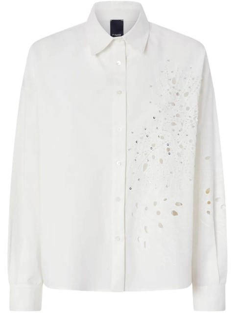 PINKO cotton shirt - White - zdjęcie produktu nr 1