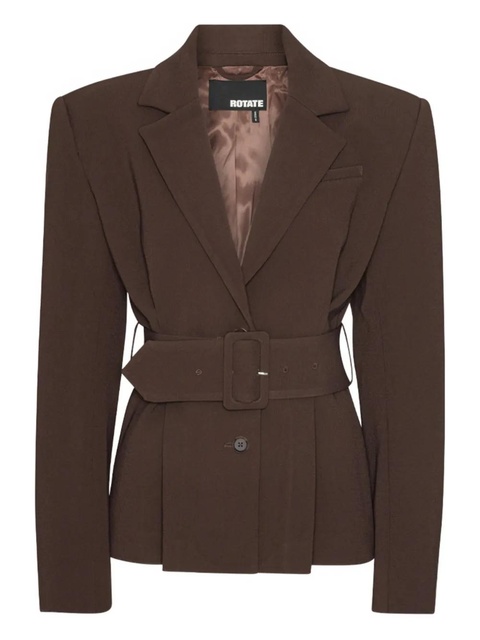 ROTATE BIRGER CHRISTENSEN belted blazer - Brown - zdjęcie produktu nr 1
