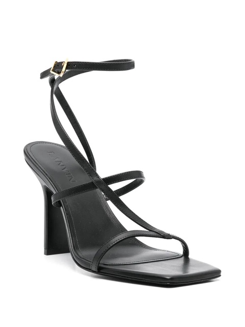 Lanvin 95mm leather sandals - Black - zdjęcie produktu nr 2