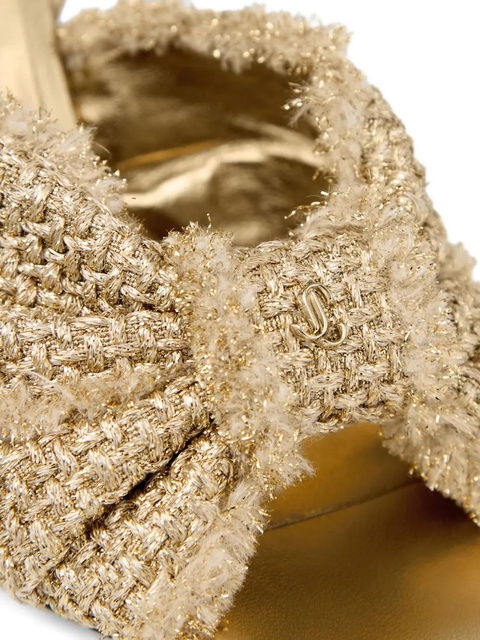 Jimmy Choo 95mm Annika sandals - Gold - zdjęcie produktu nr 2