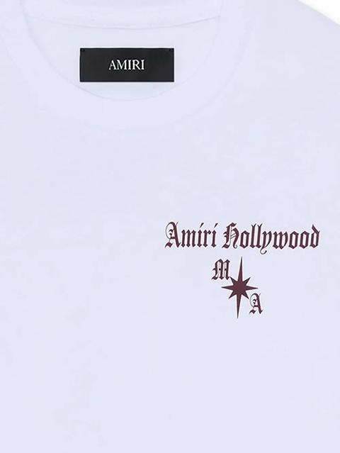 AMIRI logo-print T-shirt - White - zdjęcie produktu nr 2