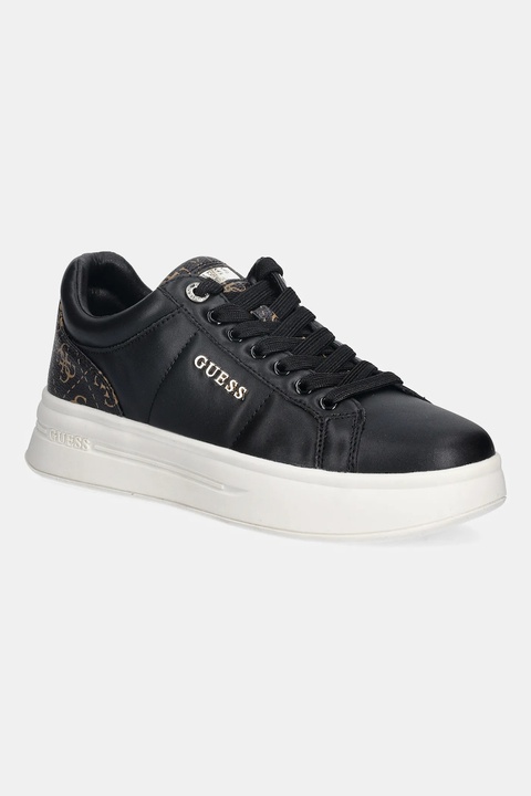 Guess sneakersy WELLI damskie kolor czarny FLFWLL PEL12 - zdjęcie produktu nr 1