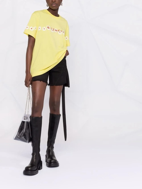 Givenchy floral logo T-shirt - Yellow - zdjęcie produktu nr 2