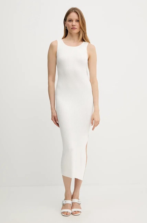Guess sukienka JIULIA kolor beżowy maxi dopasowana W5GK47 Z3L10 - zdjęcie produktu nr 2