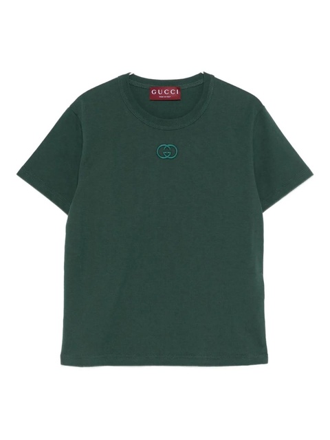 Gucci Interlocking G T-shirt - Green - zdjęcie produktu nr 2