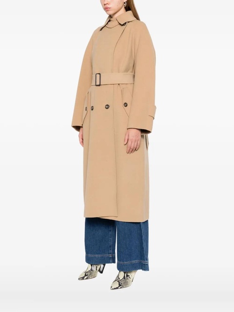 Weekend Max Mara virgin wool double-breasted coat - Neutrals - zdjęcie produktu nr 2