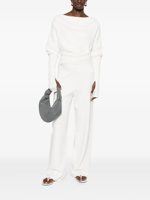 Aya Muse seam-detail trousers - White - zdjęcie produktu nr 2