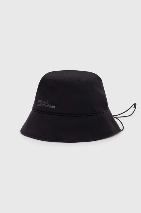 Jack Wolfskin kapelusz Rain Bucket kolor czarny 1911891 - zdjęcie produktu nr 2