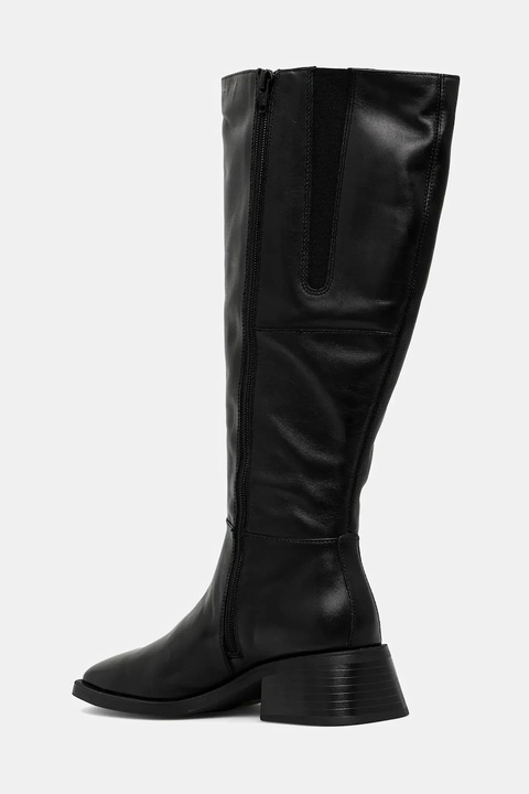 Vagabond Shoemakers kozaki skórzane BLANCA damskie kolor czarny na słupku 5417-901-20 - zdjęcie produktu nr 2