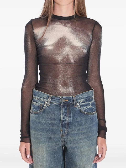 Jean Paul Gaultier Body Dust long-sleeve top - Black - zdjęcie produktu nr 1