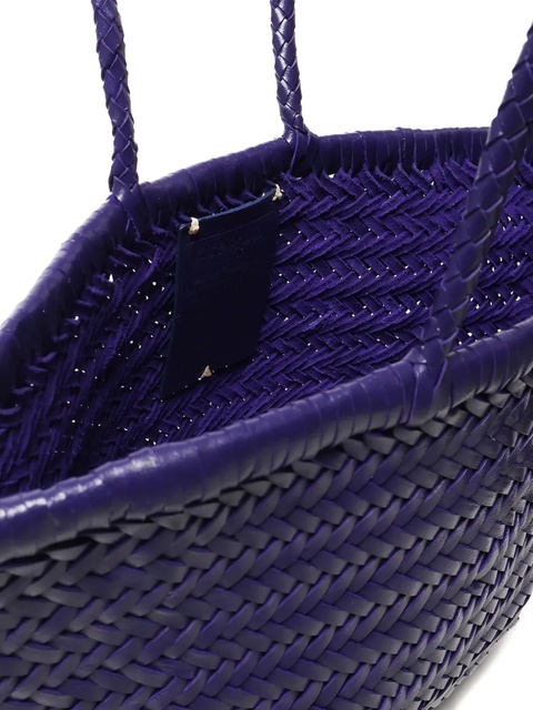 DRAGON DIFFUSION Triple Jump woven leather tote bag - Purple - zdjęcie produktu nr 2
