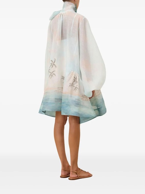 ZIMMERMANN Illuminate minidress - Blue - zdjęcie produktu nr 2