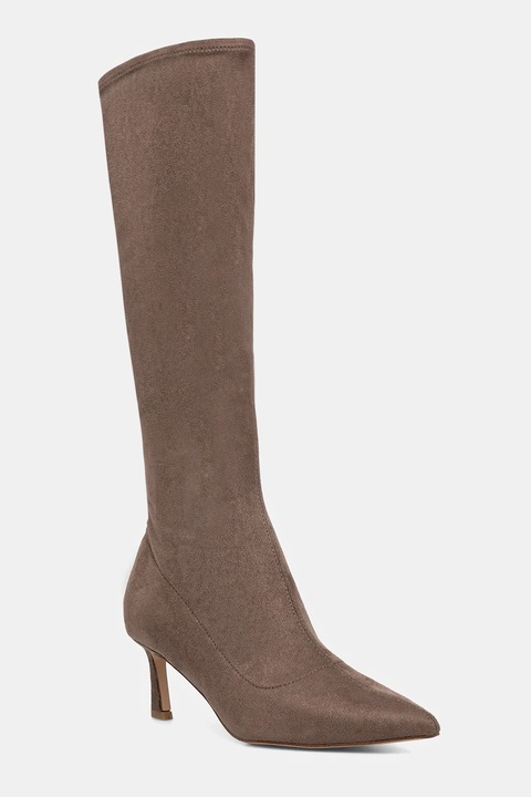 Steve Madden kozaki Leisured damskie kolor beżowy na szpilce 11003500 - zdjęcie produktu nr 1