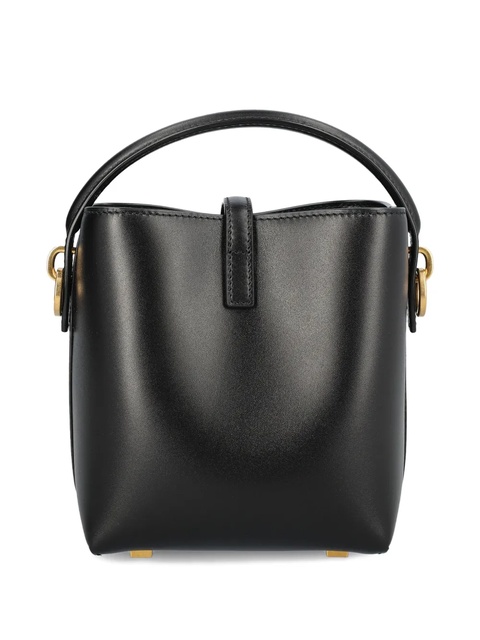 Saint Laurent Cassandre logo bucket bag - Black - zdjęcie produktu nr 1