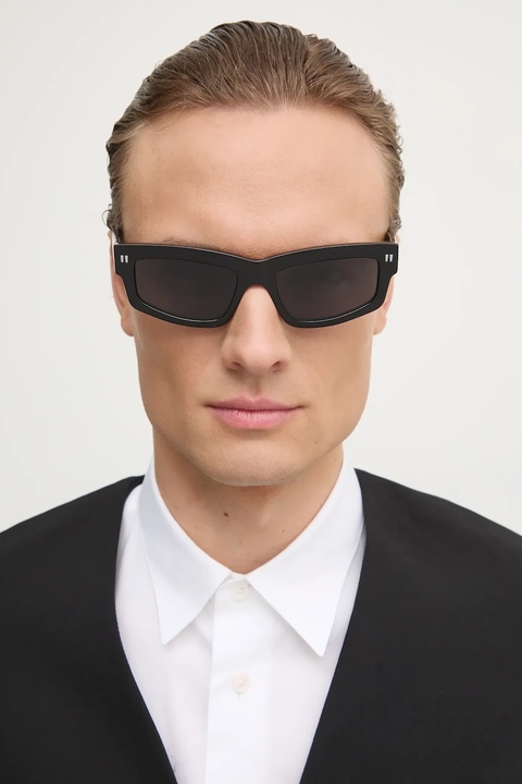Off-White okulary przeciwsłoneczne kolor czarny OERI135_541007 - zdjęcie produktu nr 2