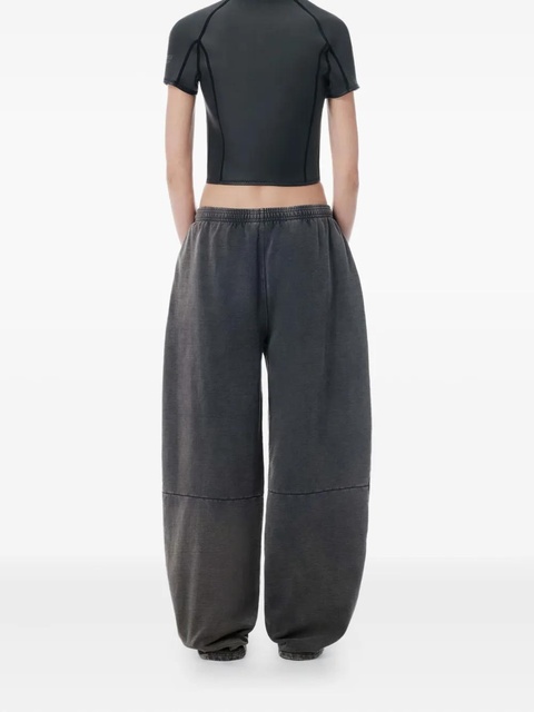 Alexander Wang elastic-waistband track pants - Black - zdjęcie produktu nr 2