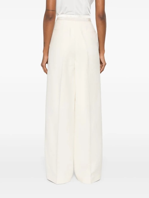 FENDI panelled wide-leg trousers - White - zdjęcie produktu nr 2