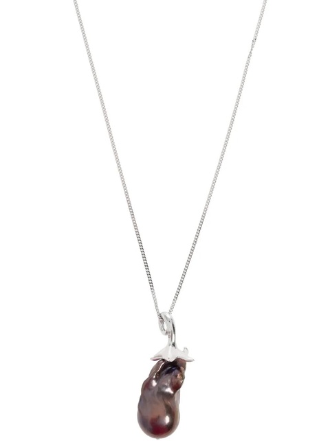 LOEWE Aubergine necklace - Purple - zdjęcie produktu nr 2
