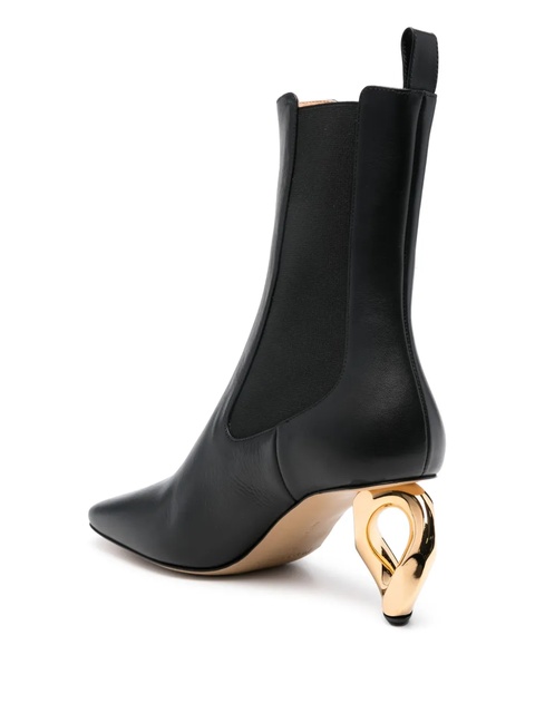 JW Anderson 65mm leather boots - Black - zdjęcie produktu nr 2