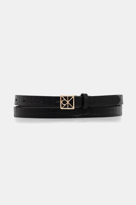 Calvin Klein pasek skórzany damski kolor czarny LV04F7053G - zdjęcie produktu nr 1
