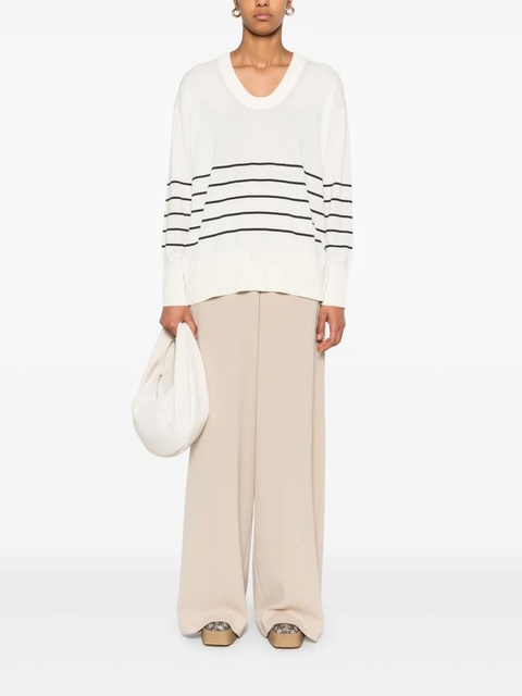 Max Mara Ernesta palazzo pants - Neutrals - zdjęcie produktu nr 1
