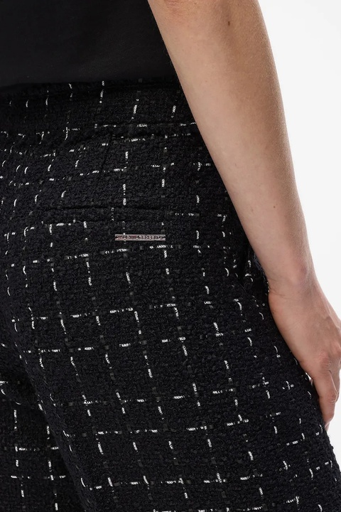 Karl Lagerfeld spodnie damskie kolor czarny proste high waist A4W10109 - zdjęcie produktu nr 2