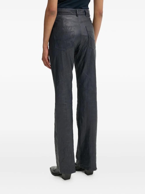 Zadig&Voltaire Evy leather trousers - Blue - zdjęcie produktu nr 2