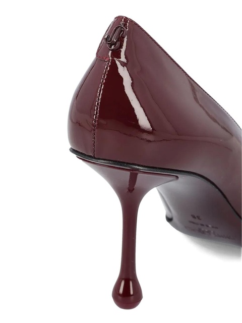 Jimmy Choo 80mm Ixia patent-leather pointed-toe pumps - Red - zdjęcie produktu nr 2