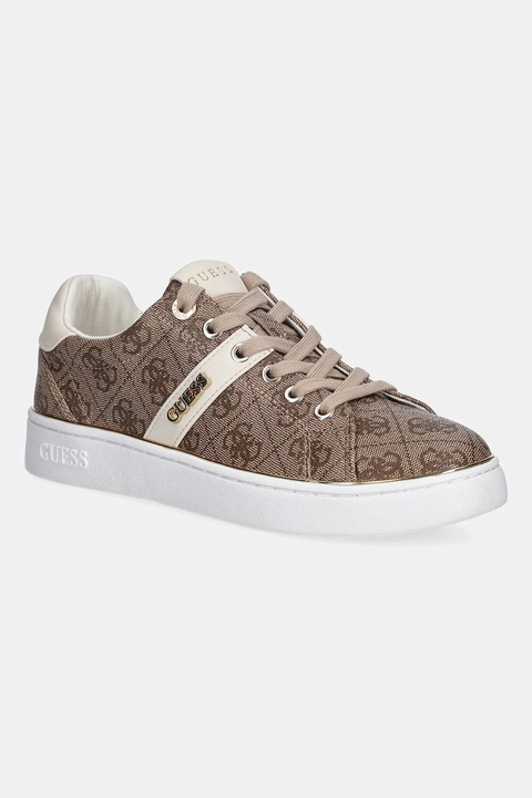 Guess sneakersy BRITZ damskie kolor beżowy FLFBTZ FAL12 - zdjęcie produktu nr 1