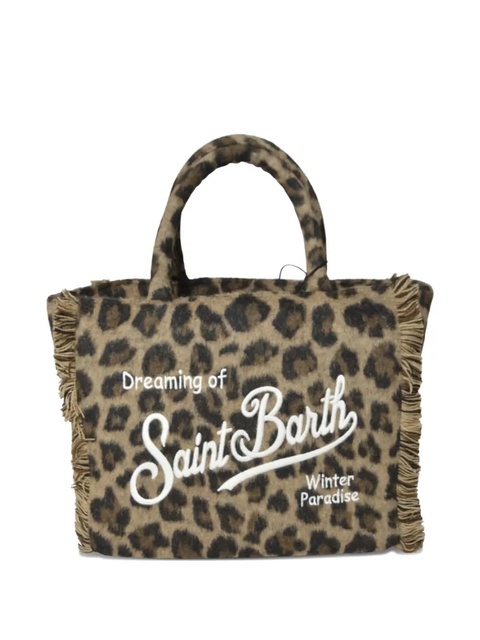 MC2 Saint Barth animal-print tote bag - Brown - zdjęcie produktu nr 1