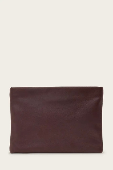 AllSaints kopertówka skórzana BETTINA kolor czerwony W647XD - zdjęcie produktu nr 1