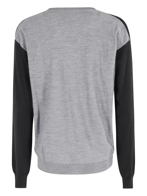 SOLOTRE colour-block sweater - Black - zdjęcie produktu nr 1
