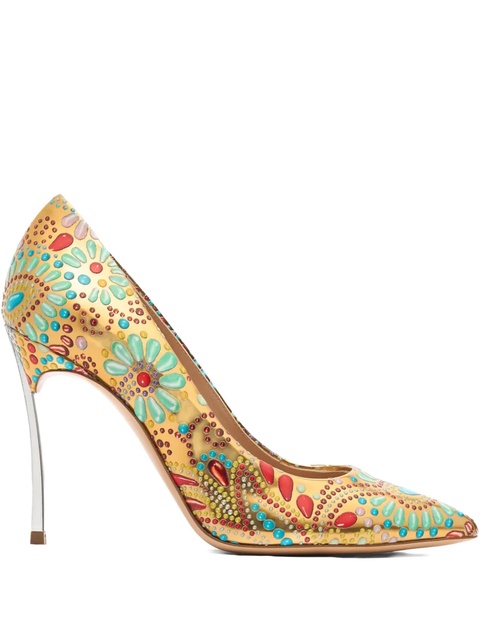 Casadei 100mm Blade Nuggets pumps - Gold - zdjęcie produktu nr 1