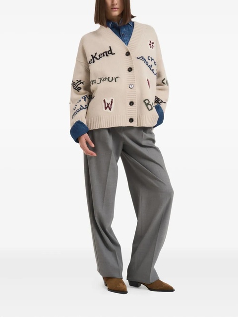 Weekend Max Mara button-fastening wool cardigan - Neutrals - zdjęcie produktu nr 1