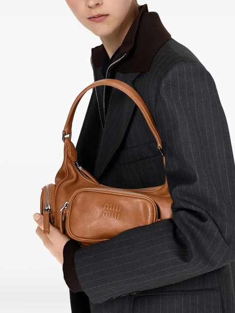 Miu Miu Pocket shoulder bag - Brown - zdjęcie produktu nr 2