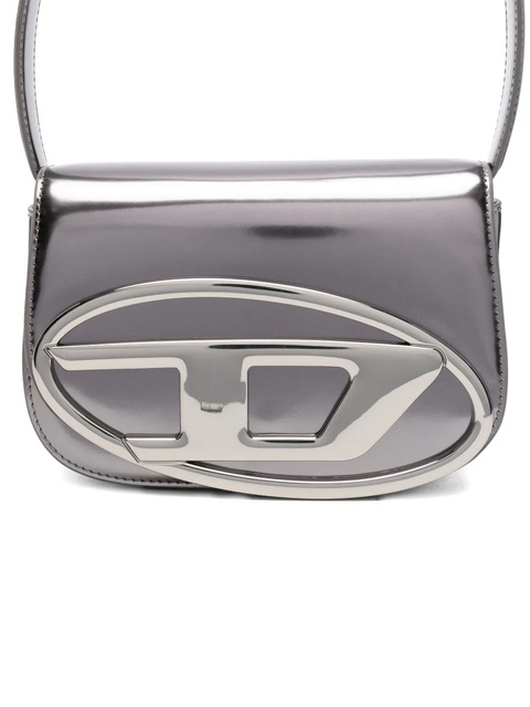 Diesel metallic-plaque top-handle handbag - Grey - zdjęcie produktu nr 2