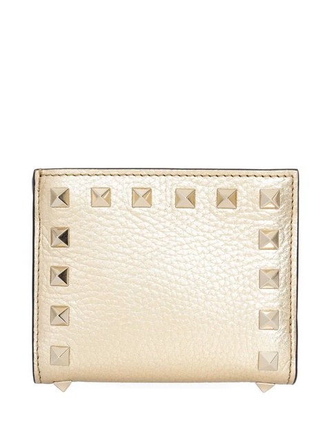 Valentino Garavani studded leather wallet - Gold - zdjęcie produktu nr 1