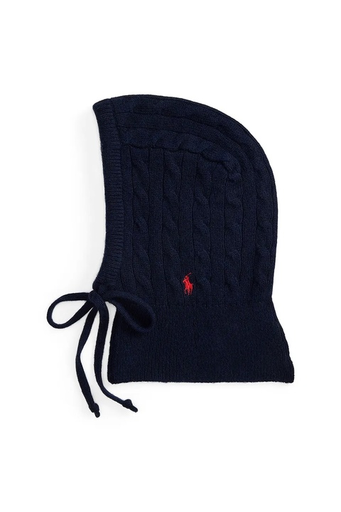 Polo Ralph Lauren kominiarka wełniana kolor granatowy 455981427 - zdjęcie produktu nr 1