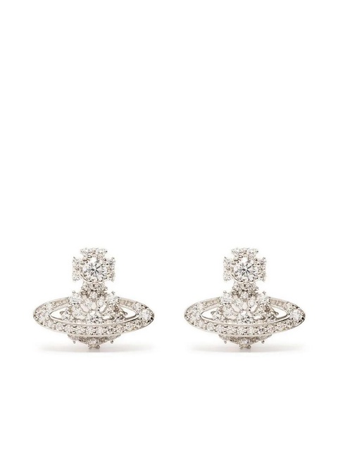 Vivienne Westwood Narcissa embellished-orb stud earrings - Silver - zdjęcie produktu nr 1