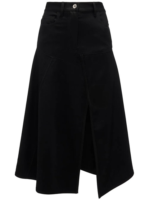 JW Anderson hanky-hem asymmetric skirt - Black - zdjęcie produktu nr 1