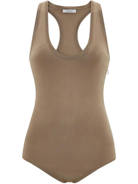 Ferragamo knitted bodysuit - Neutrals - zdjęcie produktu nr 1