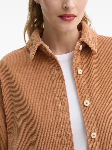 American Vintage corduroy button-fastening shirt - Brown - zdjęcie produktu nr 2